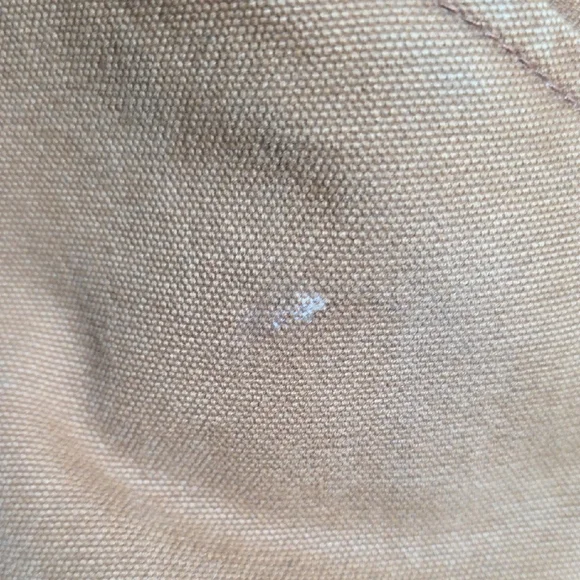 Like New! Carhartt Men's Tan Hooded Sherpa Jacket - Picture 4 of 4